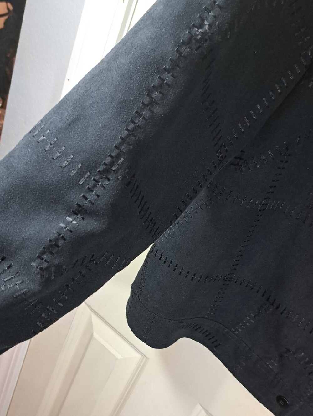 TANTRUMS COLLECTION Women's Black Button-Front Blazer Jacket - Picture 4 of 8